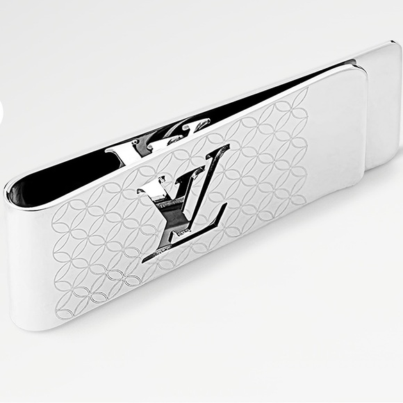 Louis Vuitton Champs Elysees Bill Clip, few hairlines scratches, with Dust Bag. - Picture 1 of 7